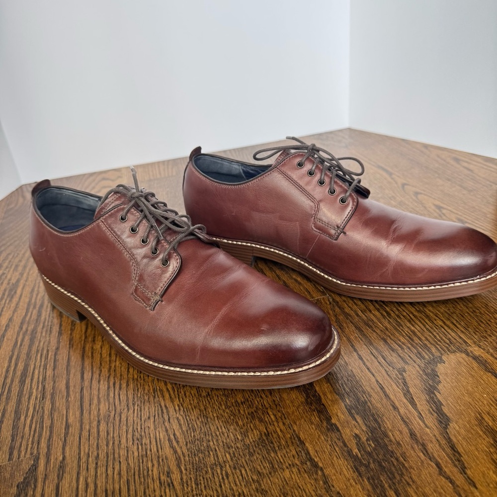 Men's Cole Haan Brown Leather Dress Shoes 10.5